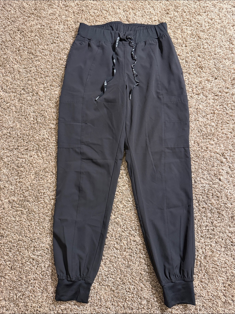 Med Couture Black Women's Jogger Pants with Drawstring